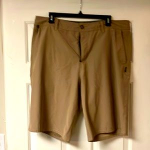 Oneil Hydro shorts in beige. 36 in waist and 21 in inseam.